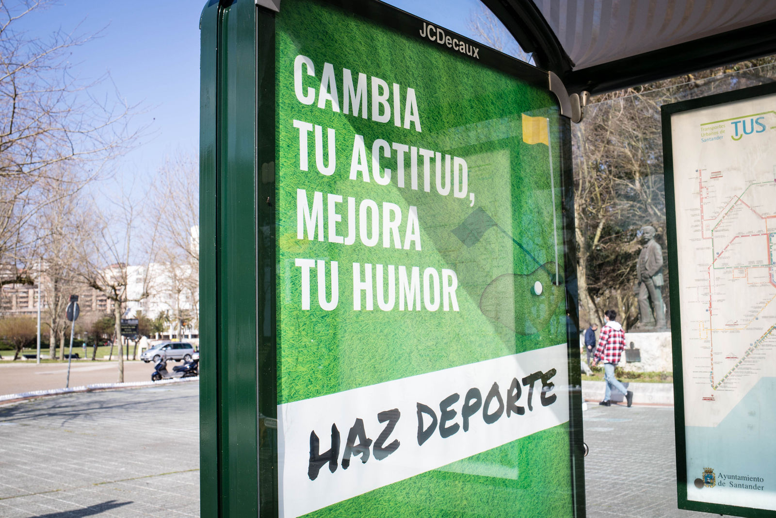 Campaña de publicidad exterior en Santander "Santander Haz Deporte"