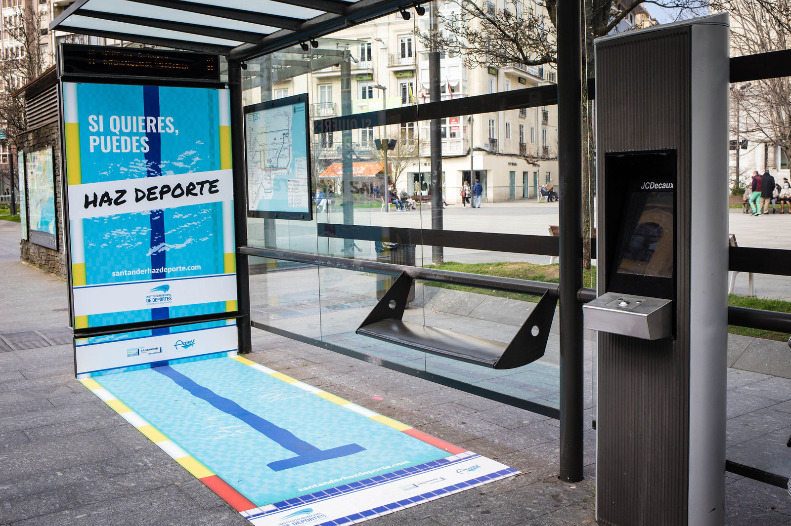 Campaña de publicidad exterior en Santander "Santander Haz Deporte"