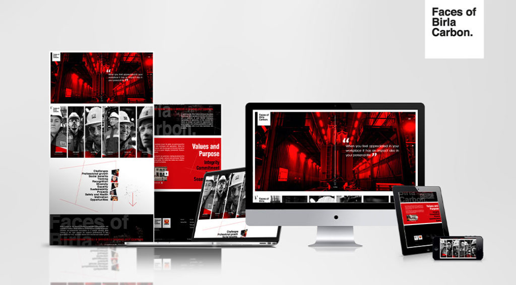 Desarrollo web Faces of Birla Carbon