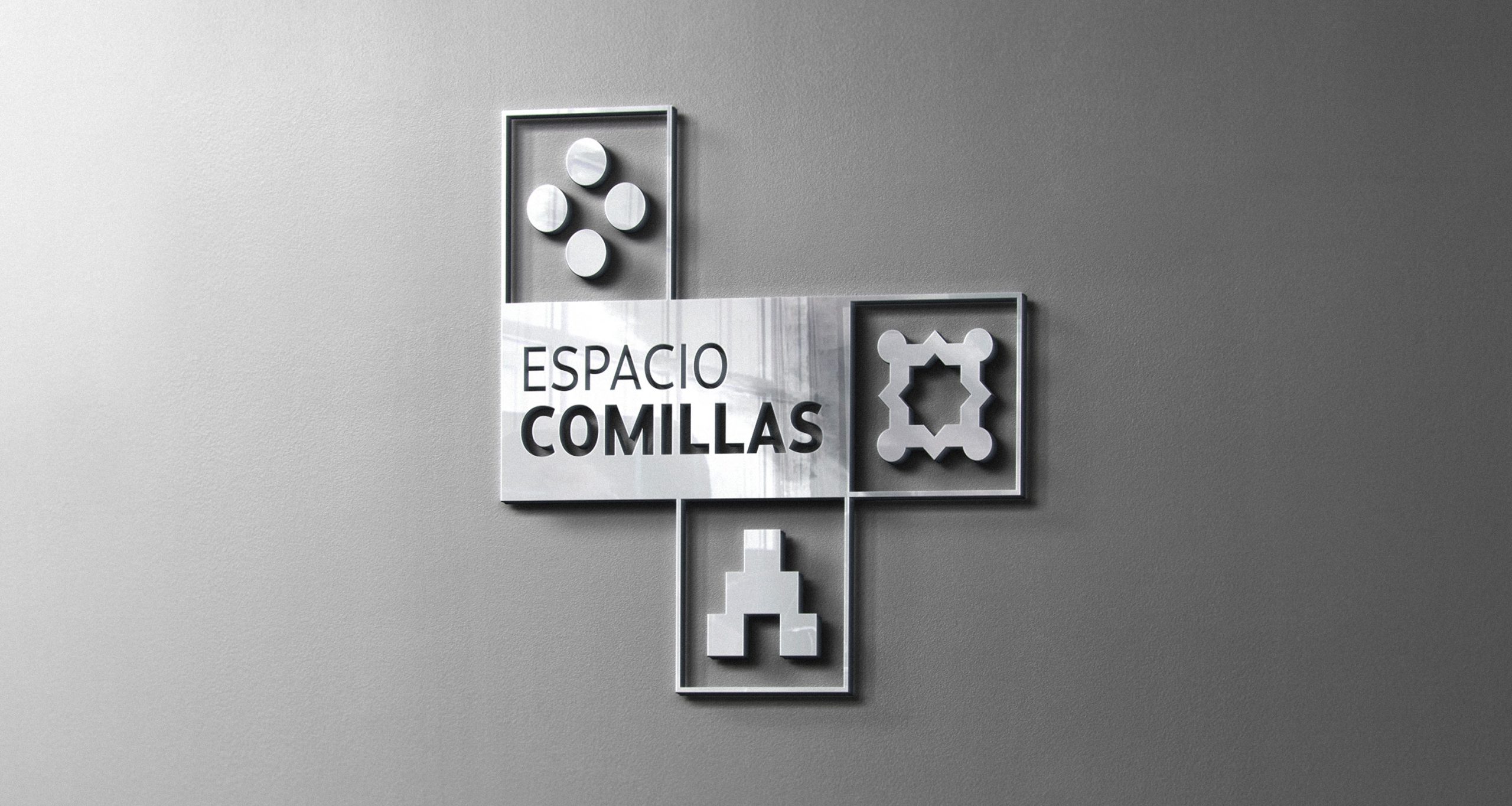 Diseño de logotipo para Espacio Comillas Diseño de logotipo para Espacio Comillas